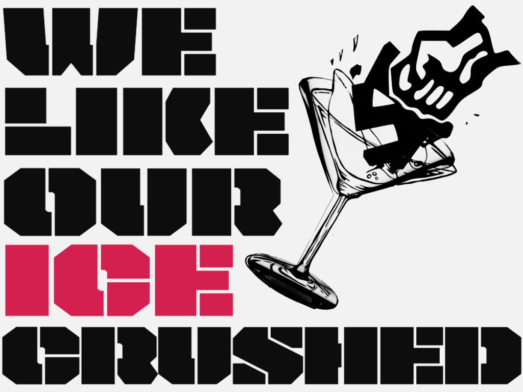 Crushed I.C.E. Sticker 3"x 4" Sticker